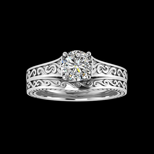 Engagement Ring ERWS0136-1.00RB