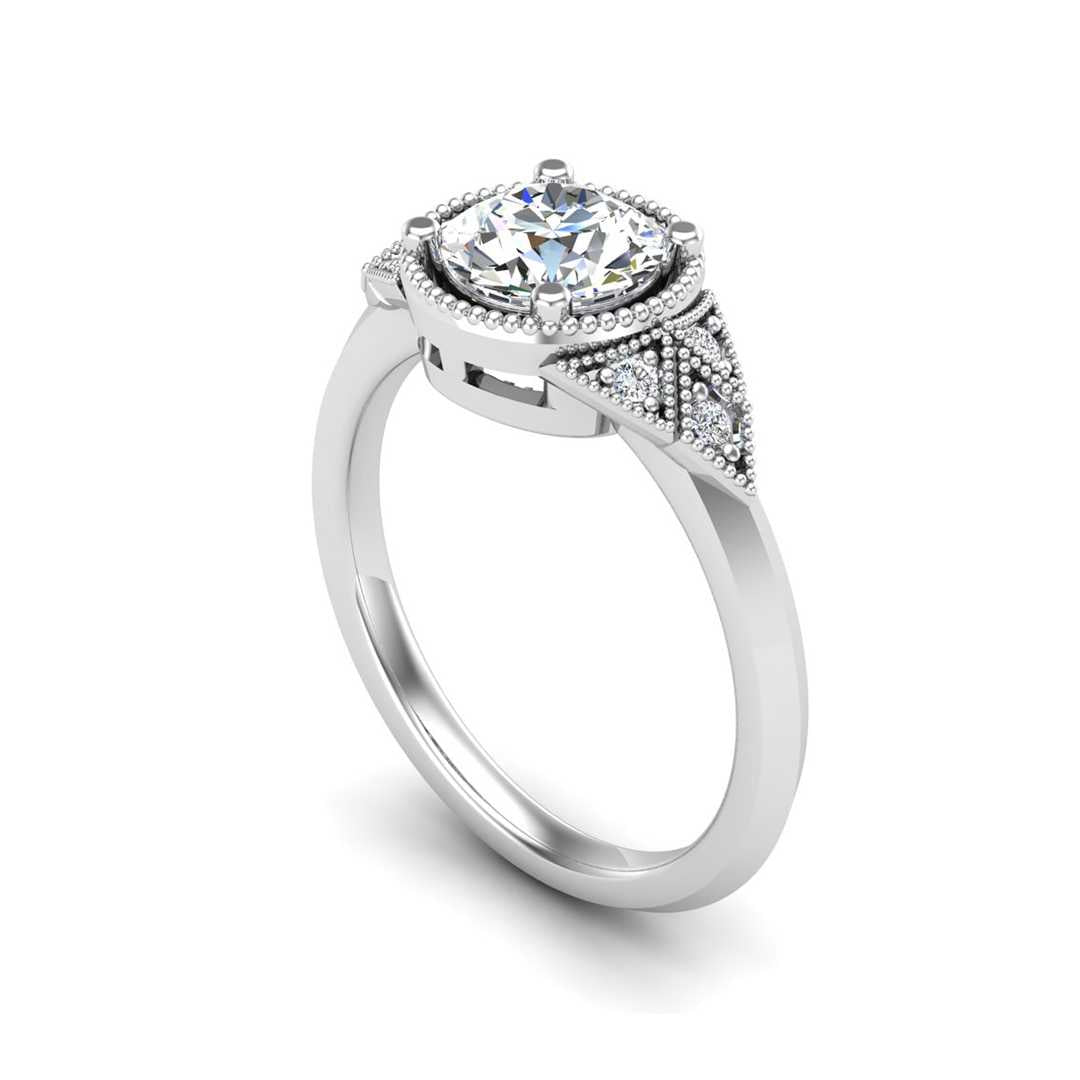 Engagement Ring ERSM0176-1.00RB