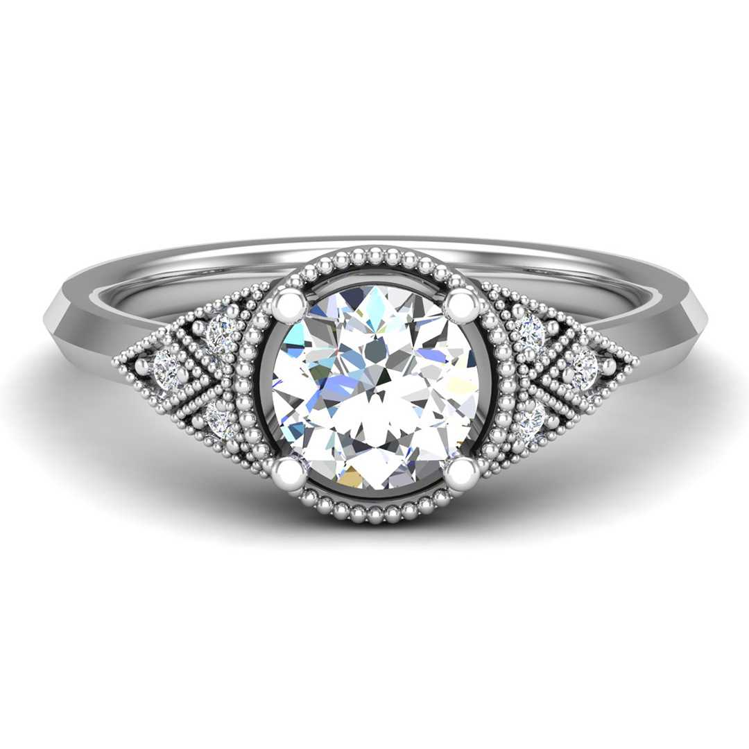 Engagement Ring ERSM0176-1.00RB