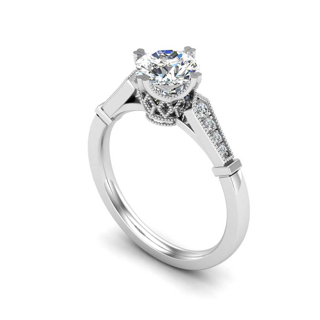 Engagement Ring ERSM0185-1.00RB