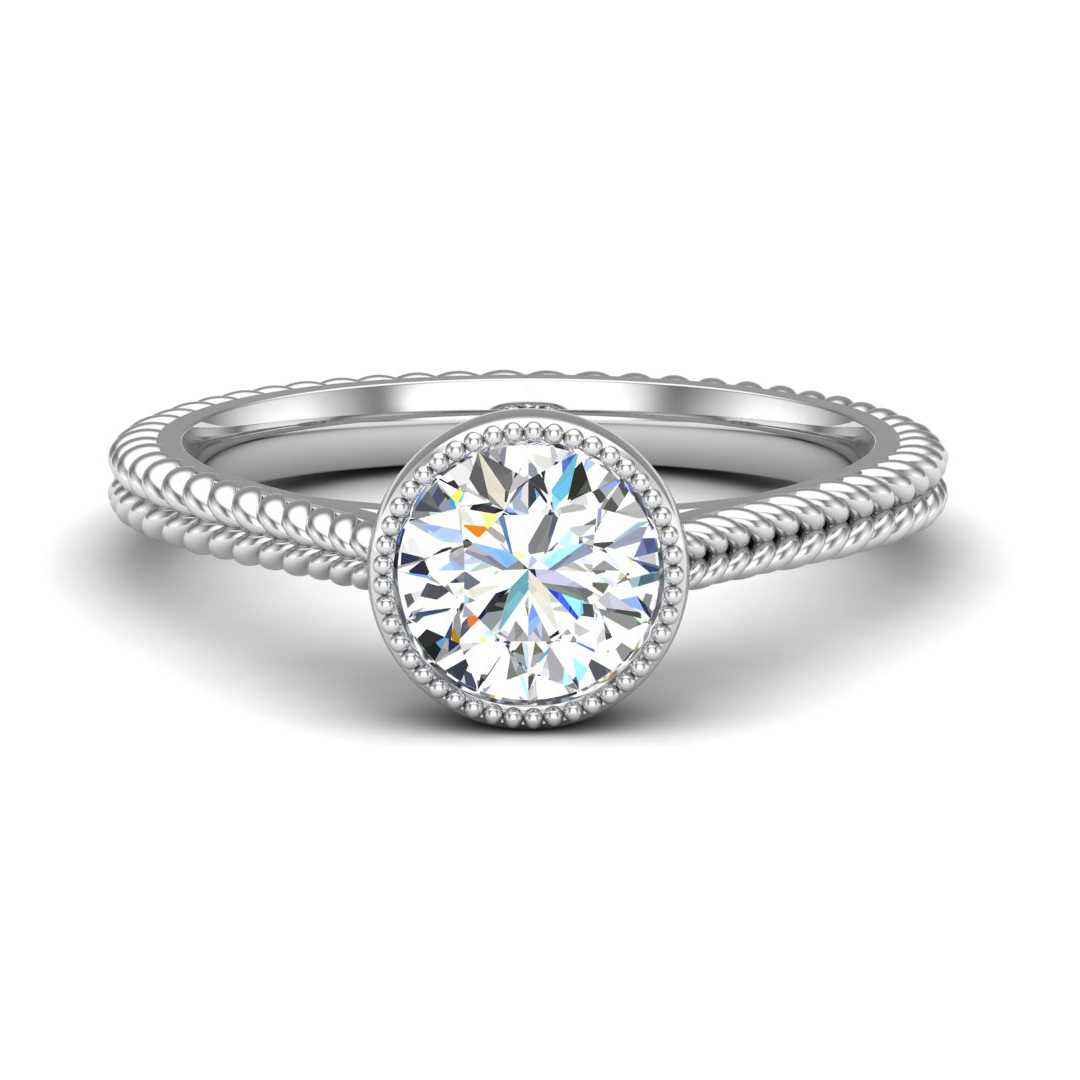 Engagement Ring ERSM0186-1.00RB