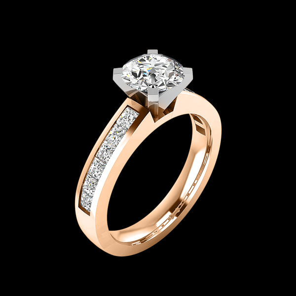 Engagement Ring ERSM0119-1.00RB