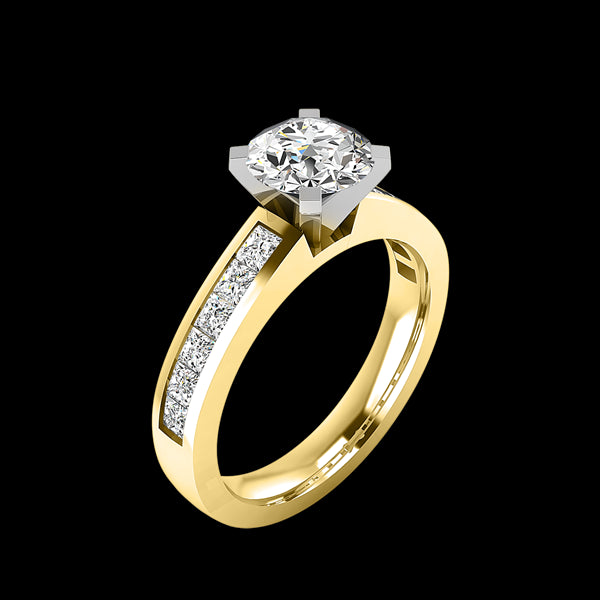 Engagement Ring ERSM0119-1.00RB