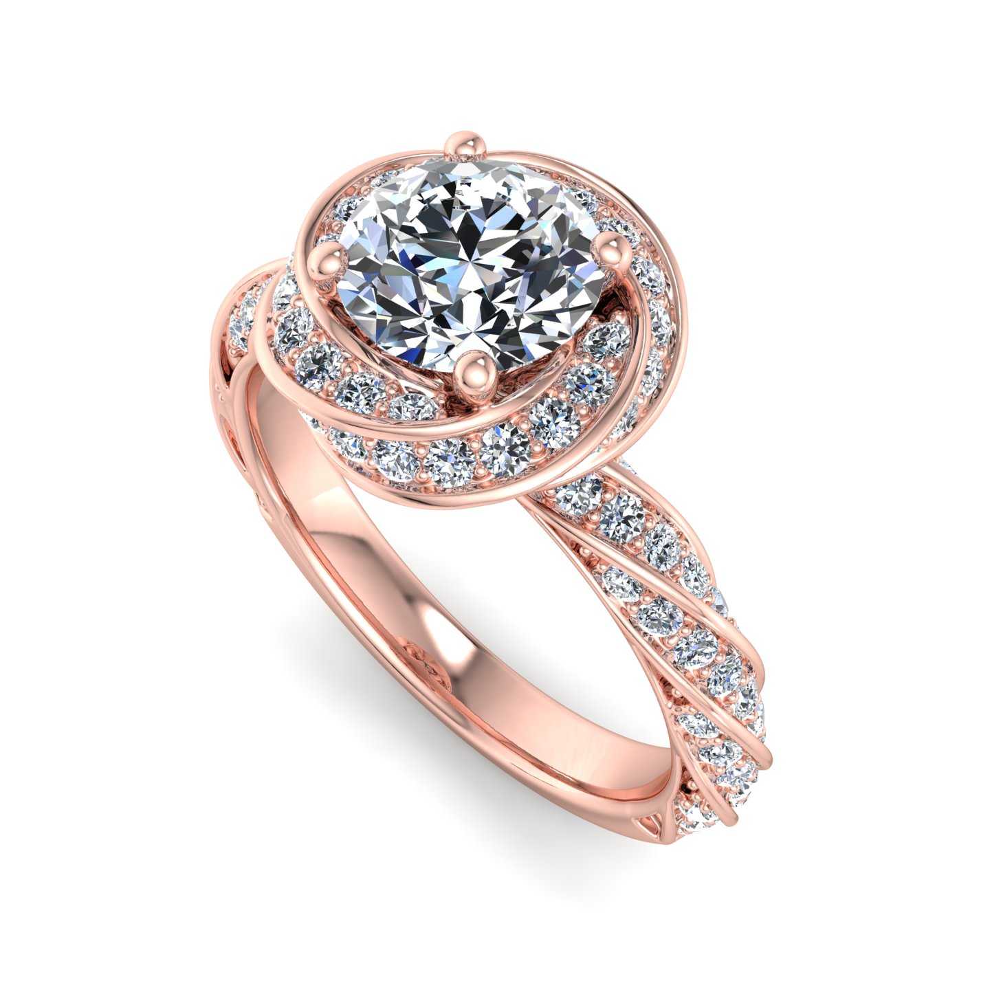 Engagement Ring ERSM0125-1.00RB