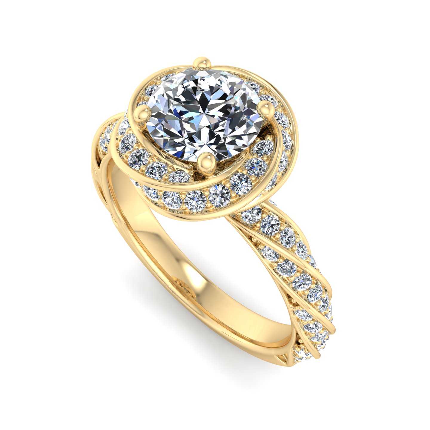 Engagement Ring ERSM0125-1.00RB