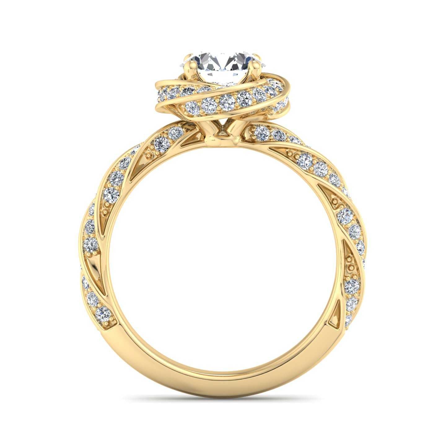 Engagement Ring ERSM0125-1.00RB