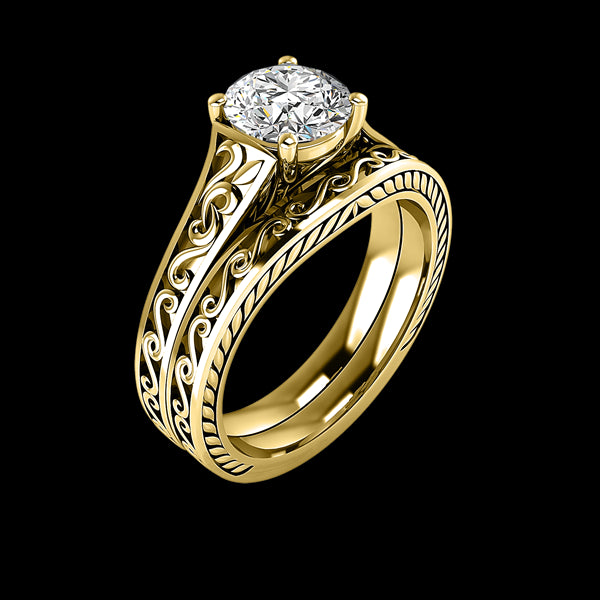 Engagement Ring ERWS0136-1.00RB