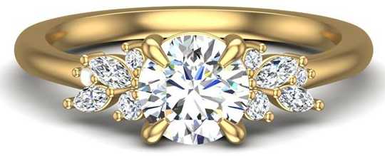 Engagement Ring ERSM0171-1.00RB