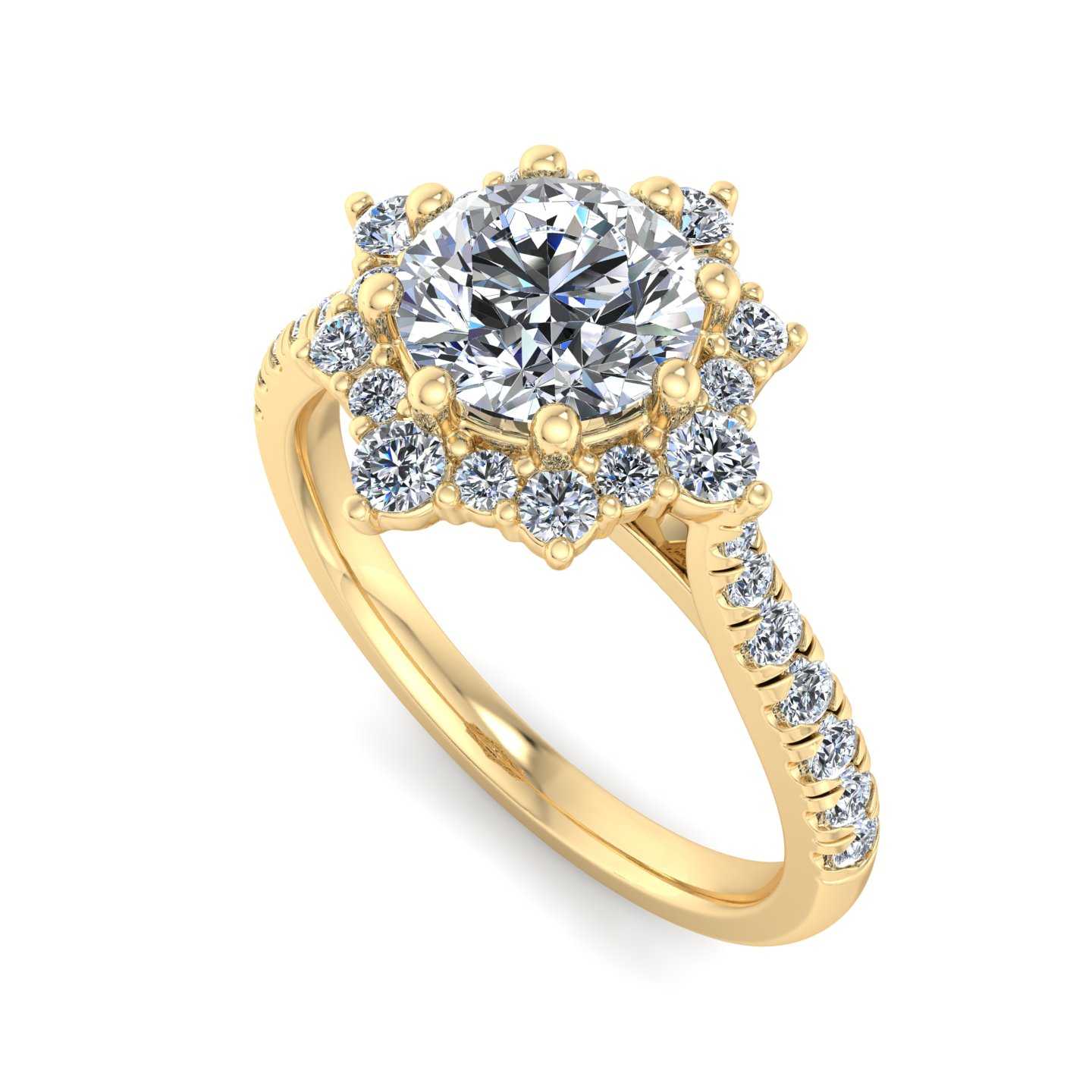 Engagement Ring ERSM0174-1.00RB