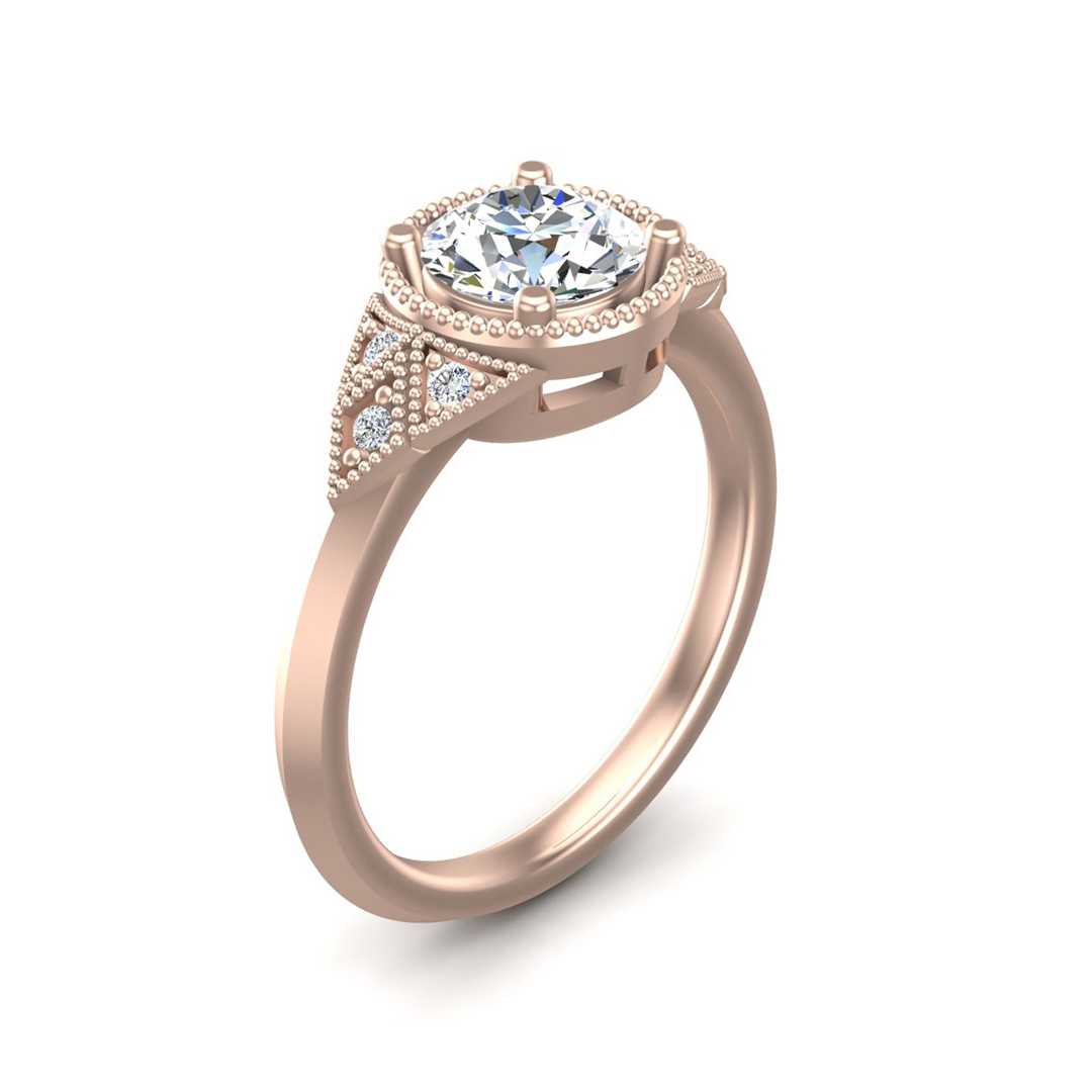 Engagement Ring ERSM0176-1.00RB