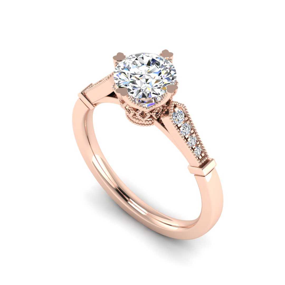 Engagement Ring ERSM0185-1.00RB