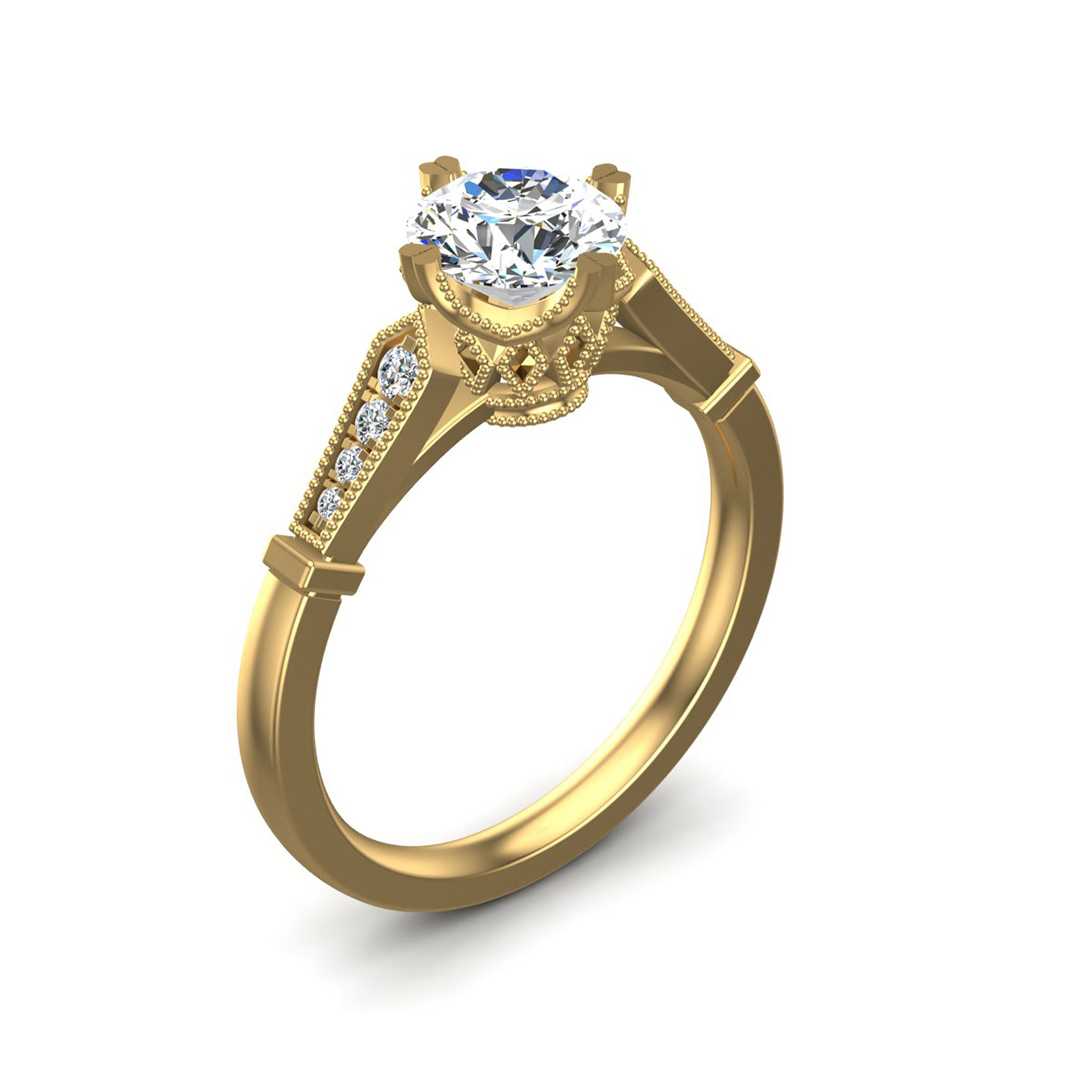 Engagement Ring ERSM0185-1.00RB