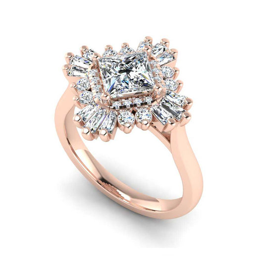 Engagement Ring ERHL0190-1.00PR