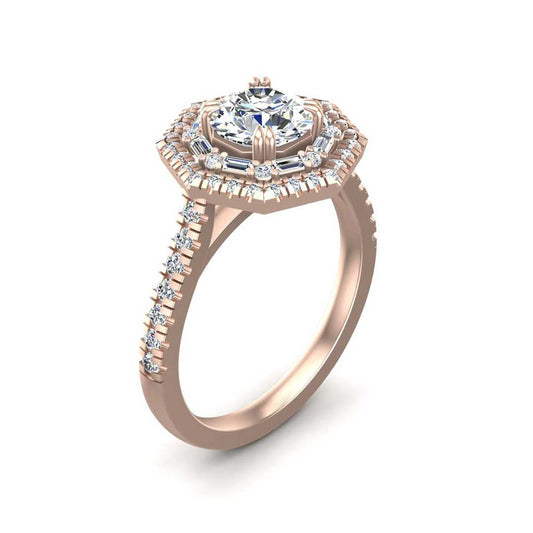 Engagement Ring ERHL0192-1.00RB