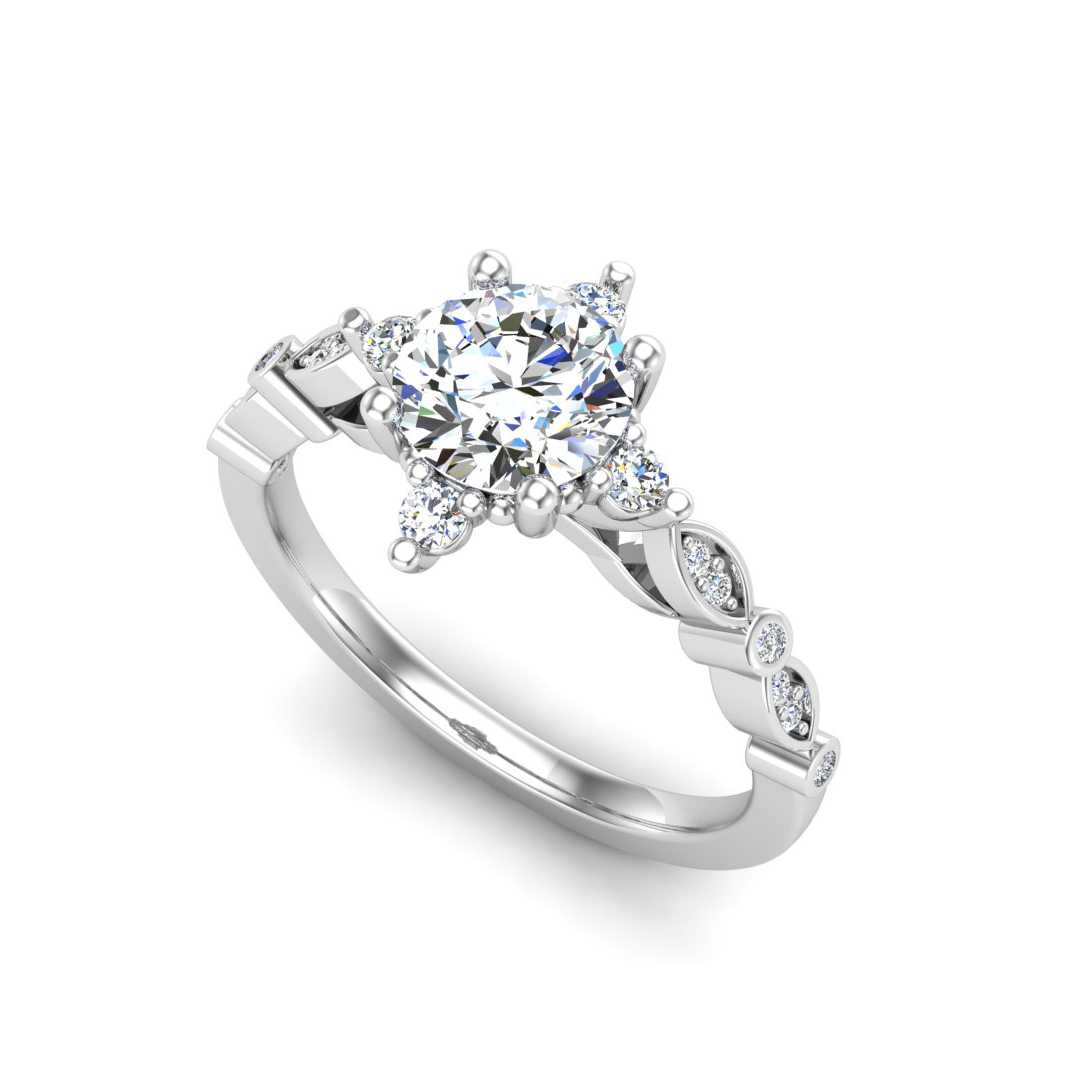 Engagement Ring ERSM0307-1.00