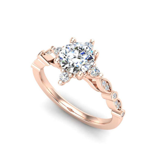 Engagement Ring ERSM0307-1.00