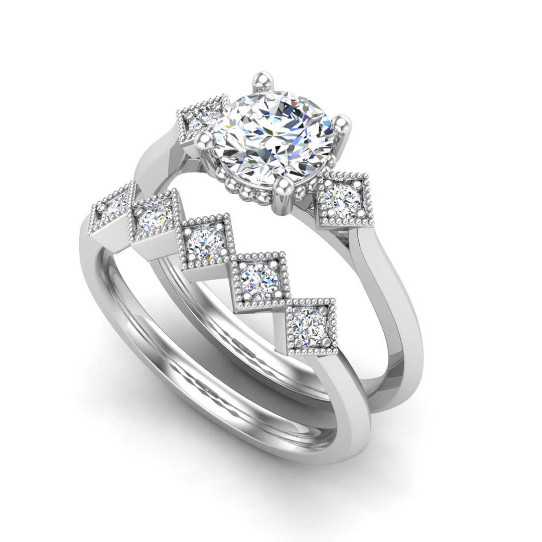 Engagement Ring ERWS0311-1.00