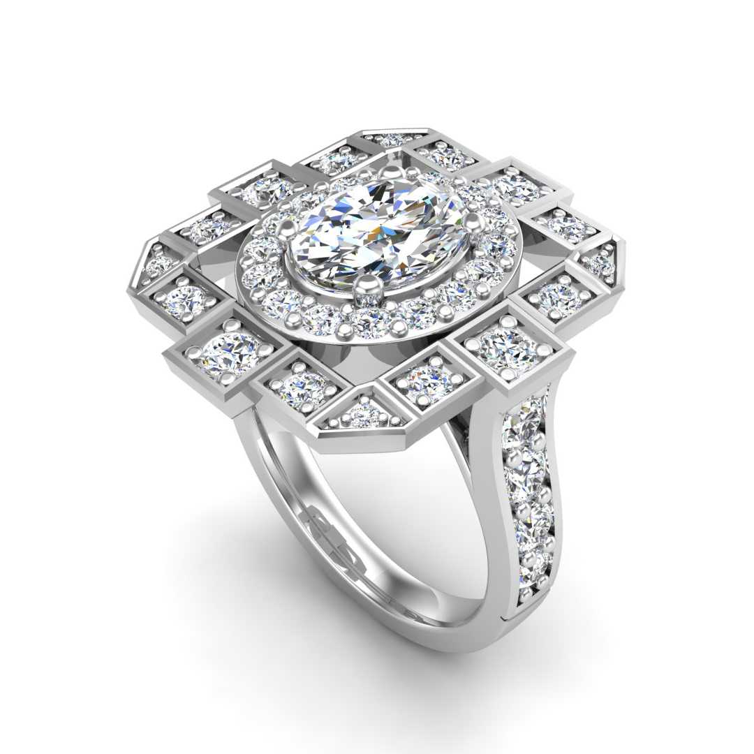 Engagement ring ERHL0333-1.50