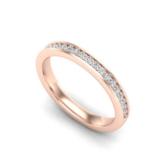 Contour Band 152- 4.2mm Center-Pave-1.35mm