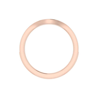 Contour Band 157- 7.3mm Center-Pave-1.35mm