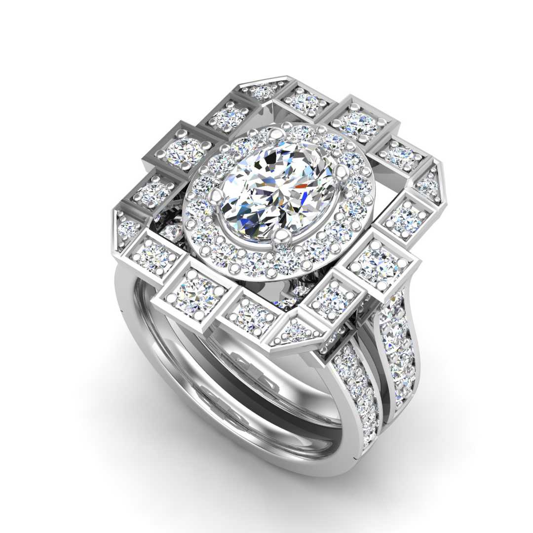 Engagement ring ERWS0333-1.50