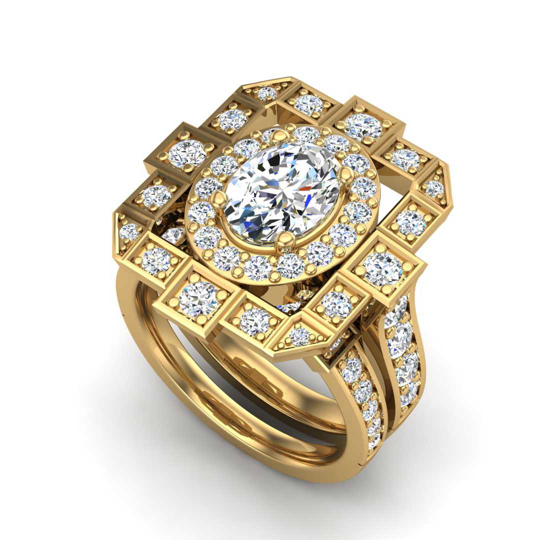 Engagement ring ERWS0333-1.50