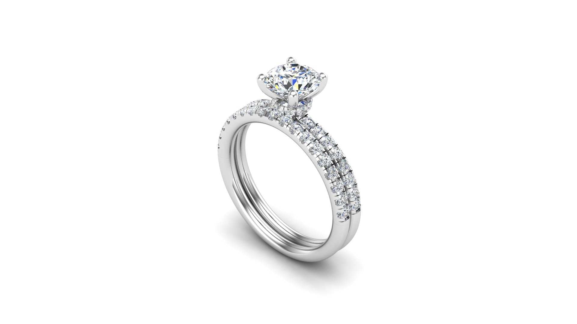 Engagement ring ERWS0320-1.00