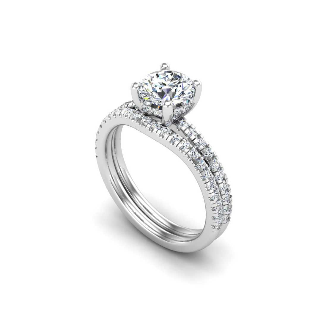 Engagement ring ERWS0358-1.00