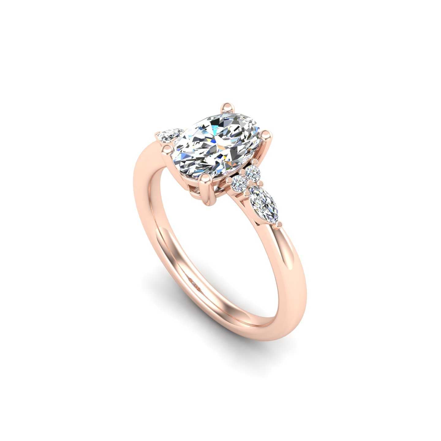 Engagement Ring ERSM0428-1.30