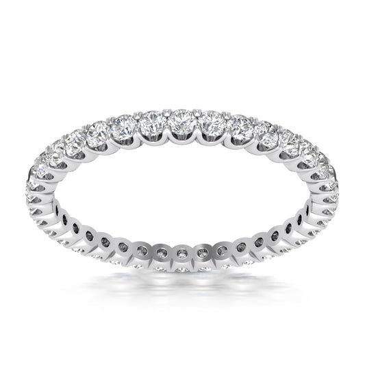 Round Diamond Eternity Band