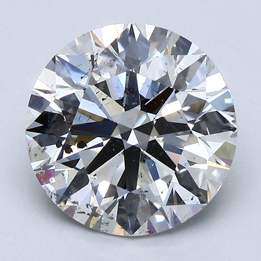 3.51 Carat Round Natural Diamond
