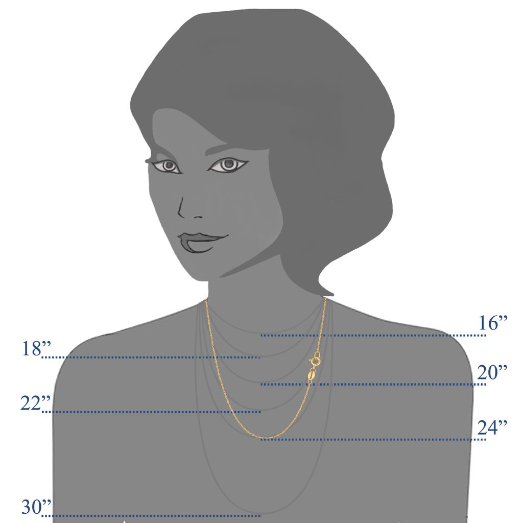 14K Yellow Or White Gold 0.80mm Diamond-Cut Classic SingapOre Chain with Spring-Ring Clasp