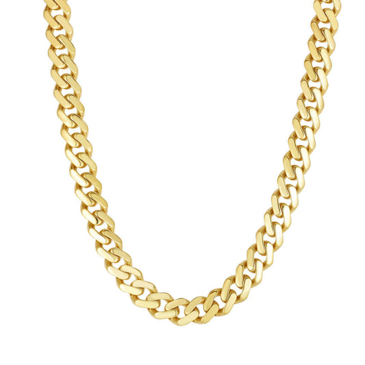 10K Yellow Gold  3.2mm Miami Cuban Chain  with Box Clasp